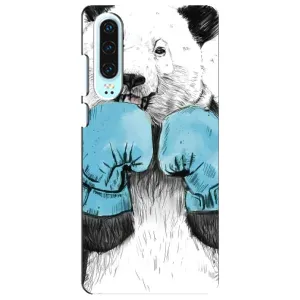 Чехлы с Пандами на Huawei P30 (Панда боксер)