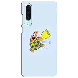 Чехлы с Патриком на Huawei P30 (Патрик с подушкой)