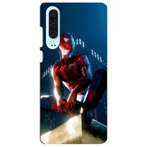 Чехол Супергерой Человека Паука на Huawei P30 (Паук на доме)