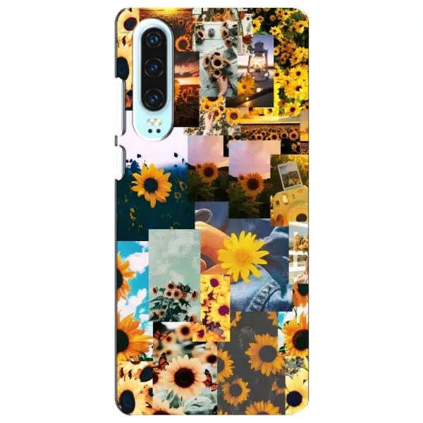 Чехол с рисунком «Подсолнуховый дизайн» для Huawei P30 Чехол с рисунком «Подсолнуховый дизайн» для Huawei P30
