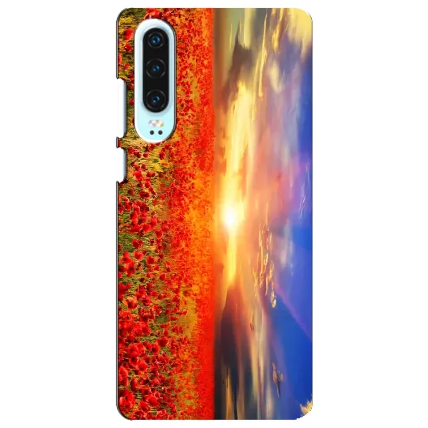Чехол с рисунком «Поле тюльпанов» для Huawei P30 Чехол с рисунком «Поле тюльпанов» для Huawei P30