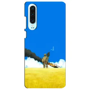 Чехлы на военную тематику для Huawei P30 (Попадание)