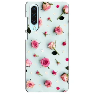 Чехлы с принтом Розочки для Huawei P30 (Разные цветы)