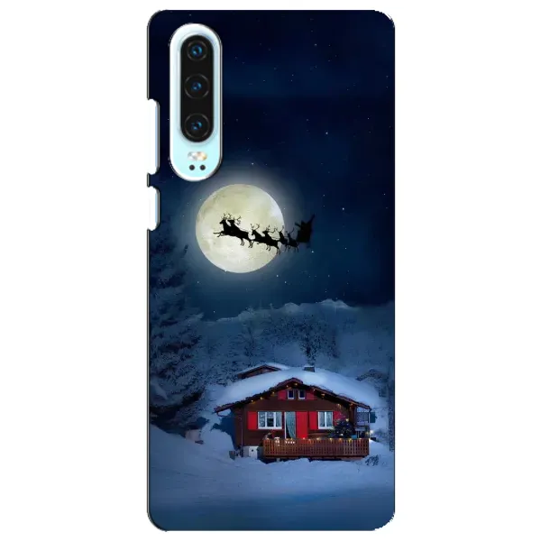 Чехол с рисунком «Санта» для Huawei P30 Чехол с рисунком «Санта» для Huawei P30