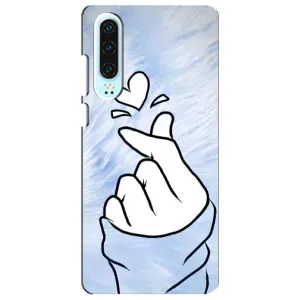 Чехлы (Знак сердечка) на Huawei P30 (Сердечка знак)