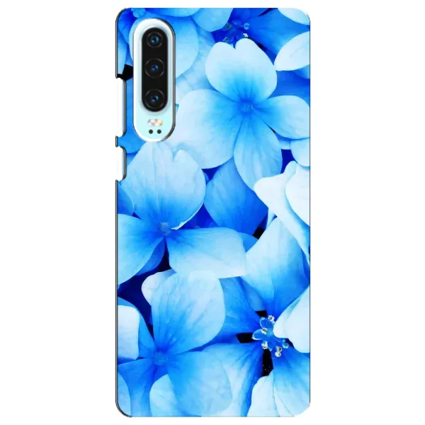 Чехол с рисунком «Синие цветы» для Huawei P30 Чехол с рисунком «Синие цветы» для Huawei P30