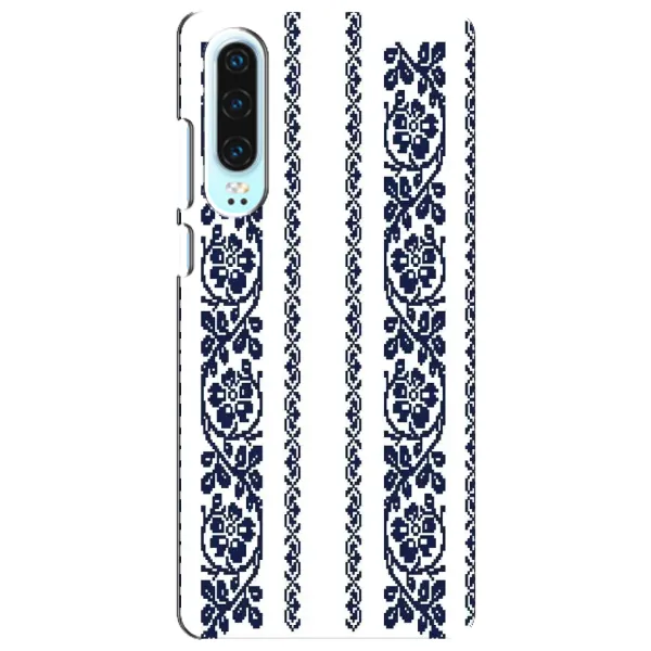 Чехол с рисунком «Синяя вышиванка» для Huawei P30 Чехол с рисунком «Синяя вышиванка» для Huawei P30