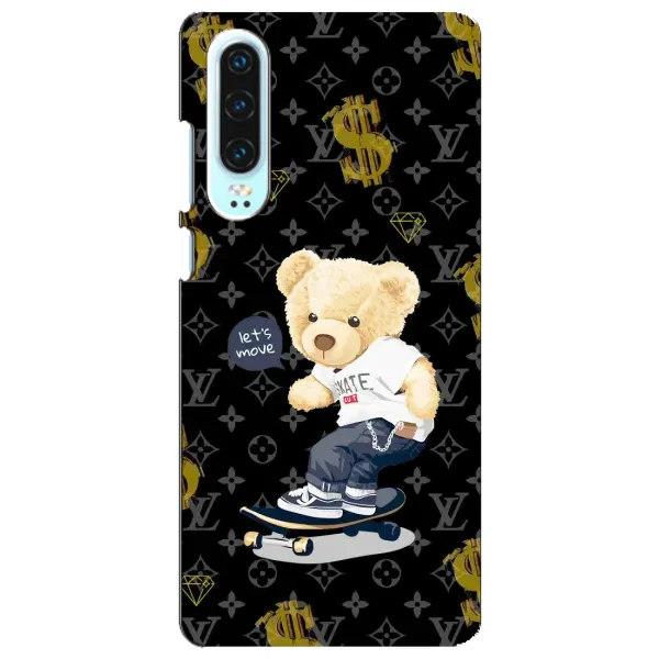 Чехол с рисунком «Скейтер Тедди» для Huawei P30