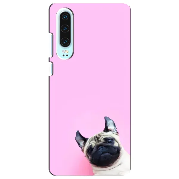 Чехол с рисунком «Собака на розовом» для Huawei P30 Чехол с рисунком «Собака на розовом» для Huawei P30