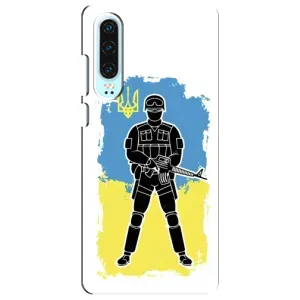 Патриотические Чехлы для Хуавей П30 (Солдат Украины)