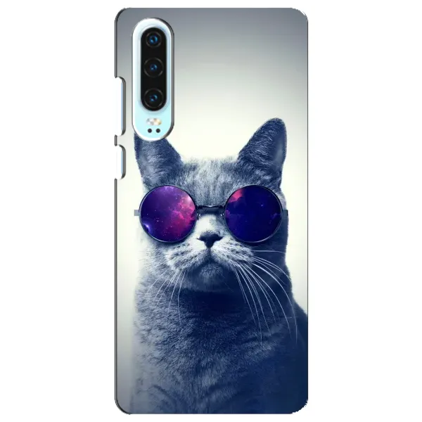 Чехол с рисунком «Стильный КОТ» для Huawei P30 Чехол с рисунком «Стильный КОТ» для Huawei P30