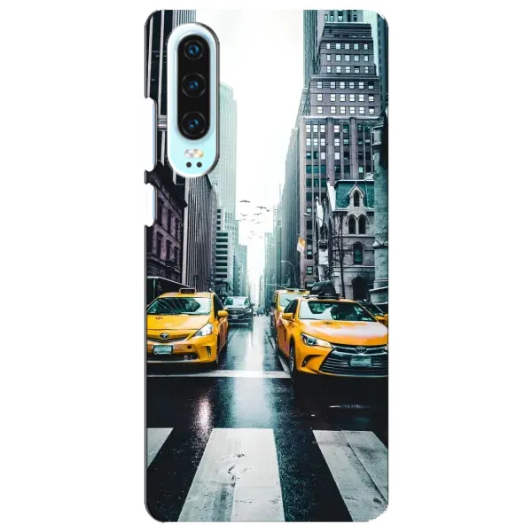 Чехол с рисунком «Такси» для Huawei P30