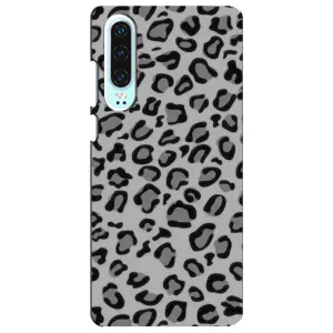 Чехол с леопардовым принтом на Huawei P30 (Темный леопрад)