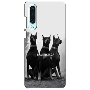 Чехол ДОБЕРМАН для Huawei P30 (Три добермана)