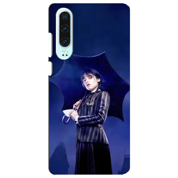 Чехол с рисунком «Уэнсдей с зонтом» для Huawei P30 Чехол с рисунком «Уэнсдей с зонтом» для Huawei P30