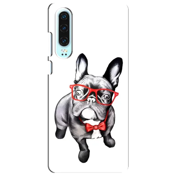 Чехол с рисунком «В очках» для Huawei P30 Чехол с рисунком «В очках» для Huawei P30