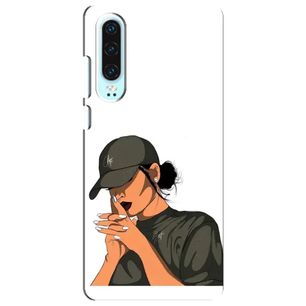Чехол с рисунком «В зеленом» для Huawei P30 Чехол с рисунком «В зеленом» для Huawei P30
