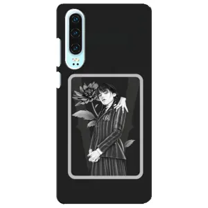 Чехлы с принтом Уэнсдей на Huawei P30 (Венсдей картина)