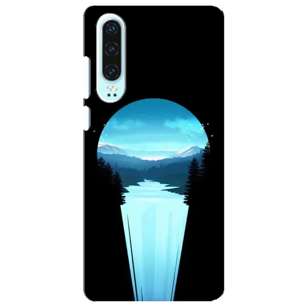 Чехол с рисунком «Синий Водопад» для Huawei P30 Чехол с рисунком «Синий Водопад» для Huawei P30