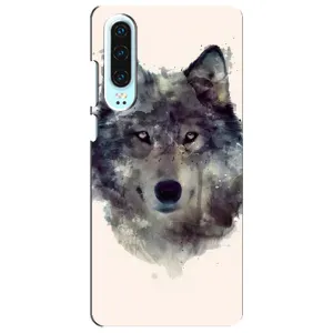 Чехол с Волком на Huawei P30 (Волк)