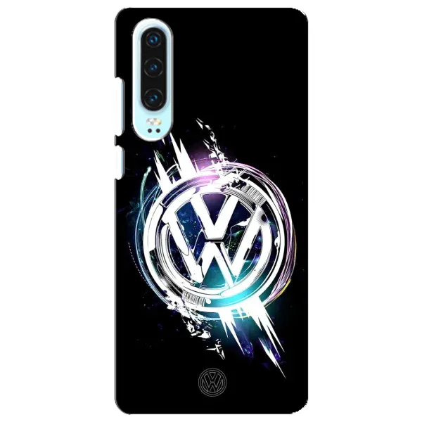 Чехол с рисунком «Volkswagen на черном» для Huawei P30 Чехол с рисунком «Volkswagen на черном» для Huawei P30
