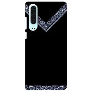 Силиконовый Чехол на Huawei P30 (Воротник вышиванки)