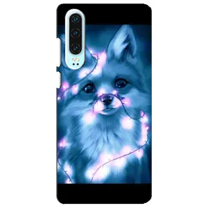 Чехол с Лисичкой для Huawei P30 (Яркая Лиса)