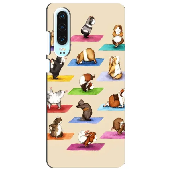 Чехол с рисунком «Ёга свинок» для Huawei P30 Чехол с рисунком «Ёга свинок» для Huawei P30