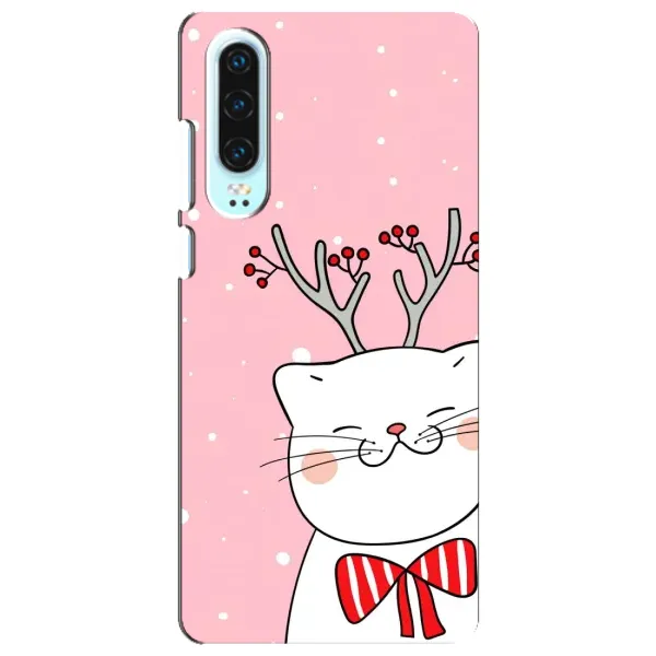 Чехол с рисунком «Зимний кот» для Huawei P30 Чехол с рисунком «Зимний кот» для Huawei P30