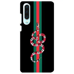 Чехлы Бренд GUCCI для Huawei P30 (Змей Гуччи)