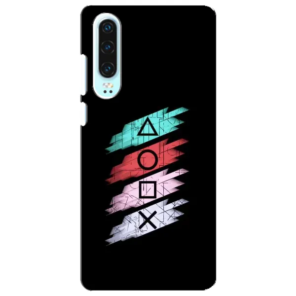 Чехол с рисунком «Значки Sony» для Huawei P30 Чехол с рисунком «Значки Sony» для Huawei P30