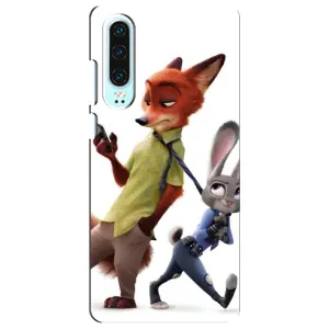 Чехлы ЗВЕРОПОЛИС для Huawei P30 (Зверополис герои)