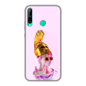 Чехол с Прикольным принтом на Huawei P40 Lite e (АРТ Статуя)