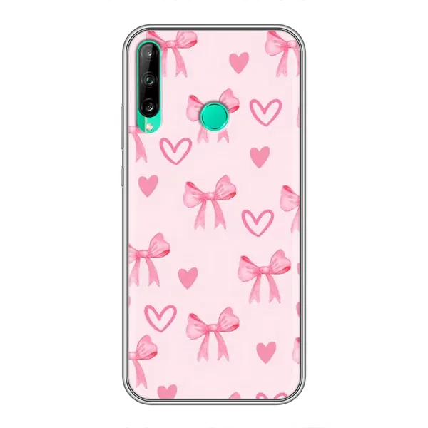 Чохол з малюнком «Бантики і сердечки» для Huawei P40 Lite e Чохол з малюнком «Бантики і сердечки» для Huawei P40 Lite e