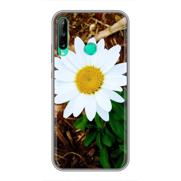Чехол с рисунком «Белая ромашка» для Huawei P40 Lite e Чехол с рисунком «Белая ромашка» для Huawei P40 Lite e
