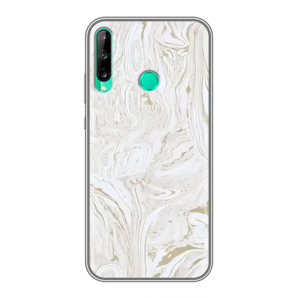 Чехол с рисунком «белый мрамор» для Huawei P40 Lite e Чехол с рисунком «белый мрамор» для Huawei P40 Lite e