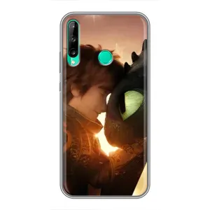 Чехол дракон Беззубик для Huawei P40 Lite e (Беззубик и Иккинг)