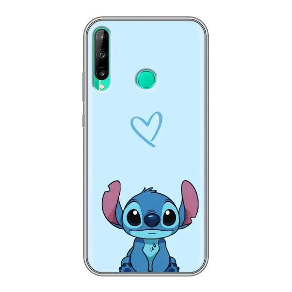 Чехол с рисунком «Голубой Стич» для Huawei P40 Lite e Чехол с рисунком «Голубой Стич» для Huawei P40 Lite e