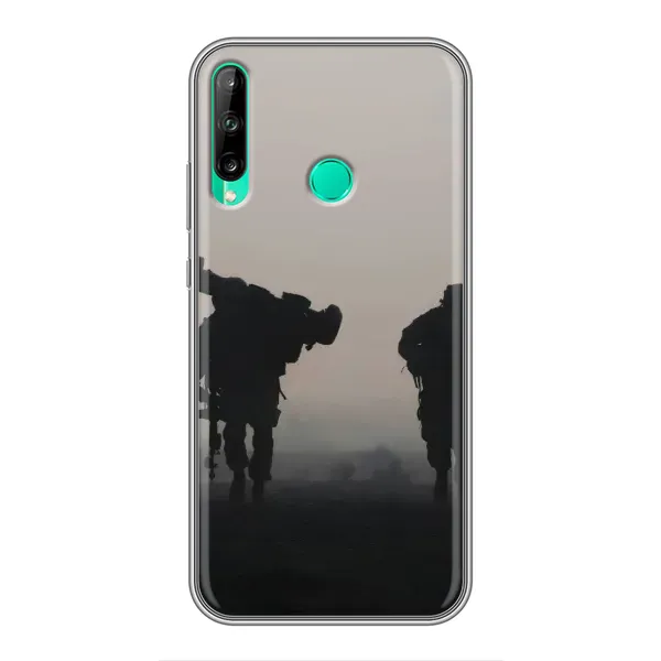 Чехол с рисунком «Бой солдат» для Huawei P40 Lite e Чехол с рисунком «Бой солдат» для Huawei P40 Lite e