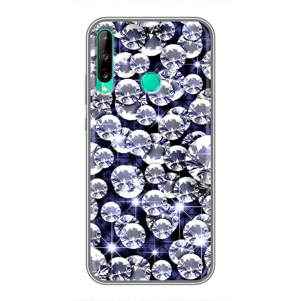Чехол с рисунком «Бриллианты» для Huawei P40 Lite e Чехол с рисунком «Бриллианты» для Huawei P40 Lite e
