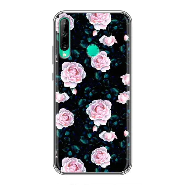 Чехол с рисунком «Чайные розы» для Huawei P40 Lite e Чехол с рисунком «Чайные розы» для Huawei P40 Lite e