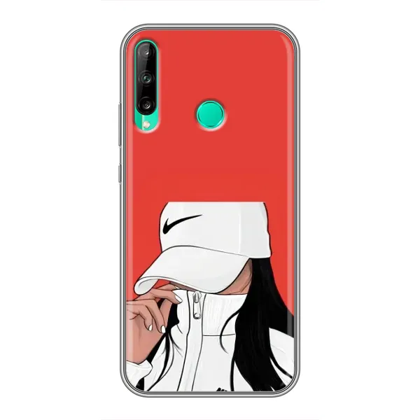 Чехол с рисунком «Девушка Nike» для Huawei P40 Lite e