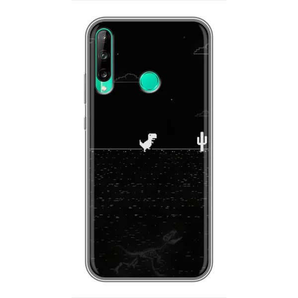 Чехол с рисунком «Динозаврик» для Huawei P40 Lite e Чехол с рисунком «Динозаврик» для Huawei P40 Lite e