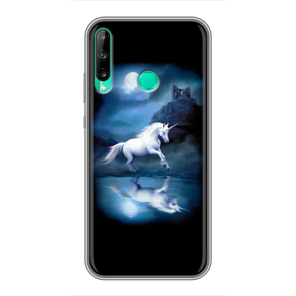 Чехол с рисунком «Единорог» для Huawei P40 Lite e Чехол с рисунком «Единорог» для Huawei P40 Lite e