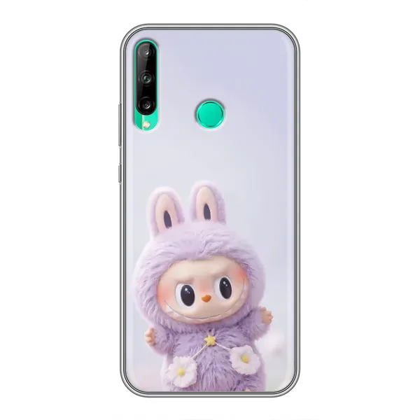 Чехол с рисунком «Фиолетовый Лабубу» для Huawei P40 Lite e Чехол с рисунком «Фиолетовый Лабубу» для Huawei P40 Lite e