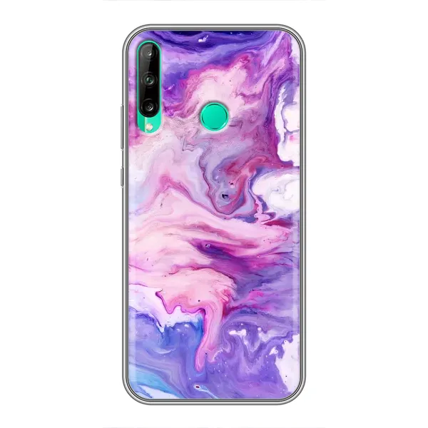 Чехол с рисунком «Фиолетовый мрамор» для Huawei P40 Lite e Чехол с рисунком «Фиолетовый мрамор» для Huawei P40 Lite e