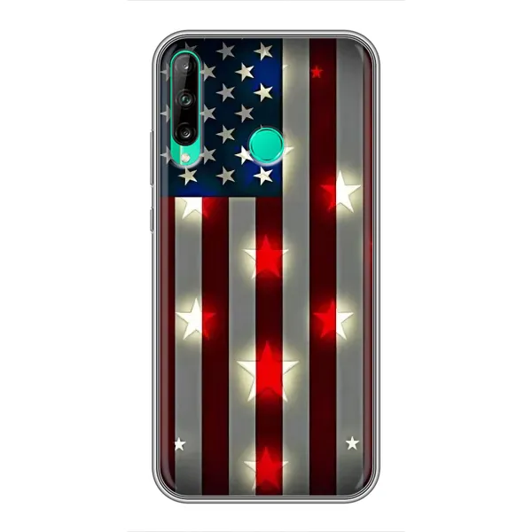 Чехол с рисунком «Флаг США 2» для Huawei P40 Lite e Чехол с рисунком «Флаг США 2» для Huawei P40 Lite e