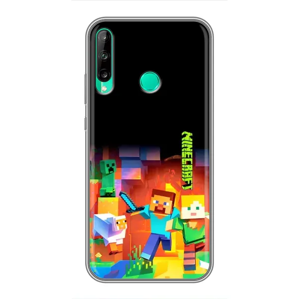 Чохол з малюнком «Герой Майнкрафт» для Huawei P40 Lite e Чохол з малюнком «Герой Майнкрафт» для Huawei P40 Lite e
