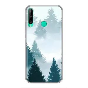 Летний Чехол на Huawei P40 Lite e (Горный лес)