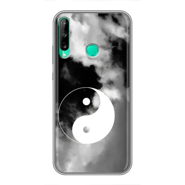 Чехол с рисунком «Инь-Янь» для Huawei P40 Lite e Чехол с рисунком «Инь-Янь» для Huawei P40 Lite e